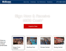 Tablet Screenshot of midtownbg.com